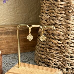 18K Real Gold Earrings